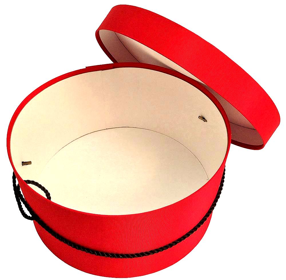 6-Red - Deep, rich red with a black cording handle. - Image 2