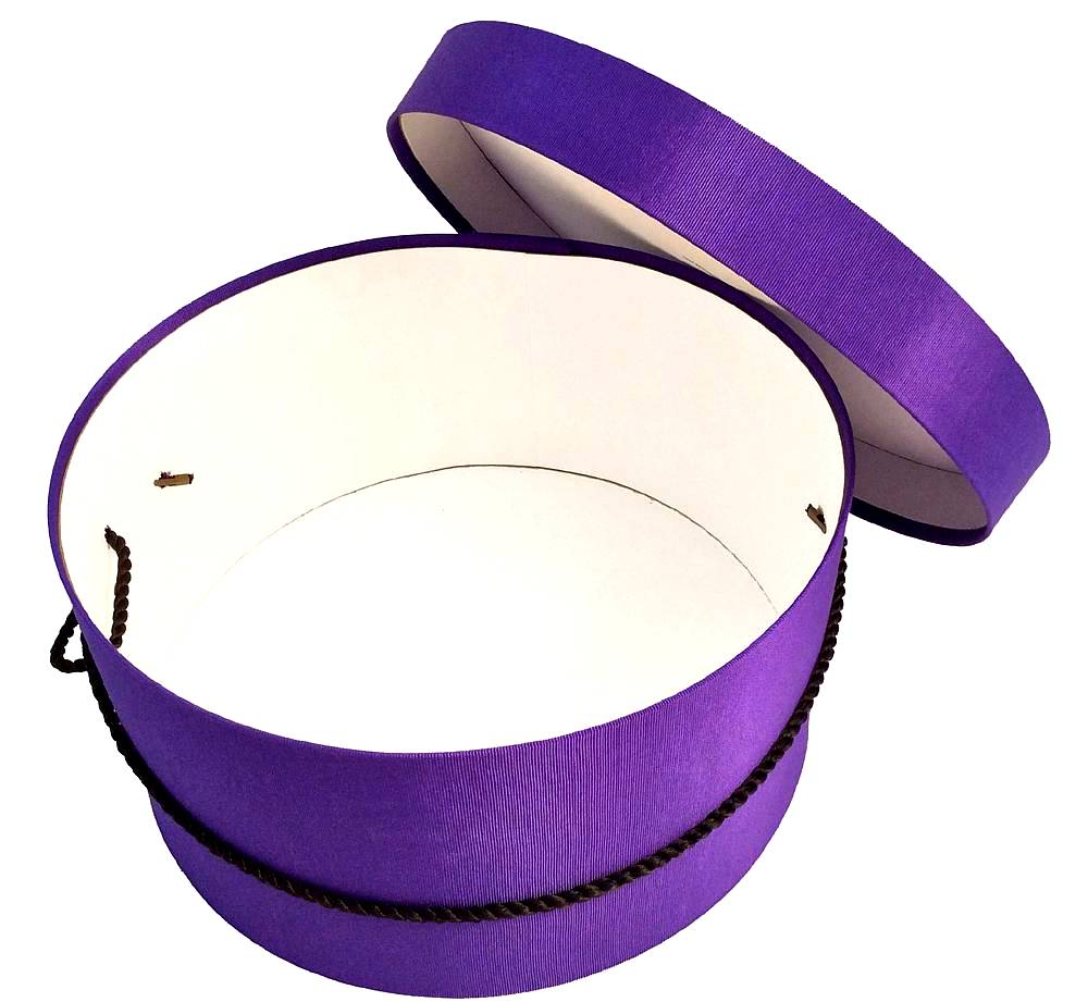 9-Dark Purple - Deep dark purple with a black cording handle. - Image 2