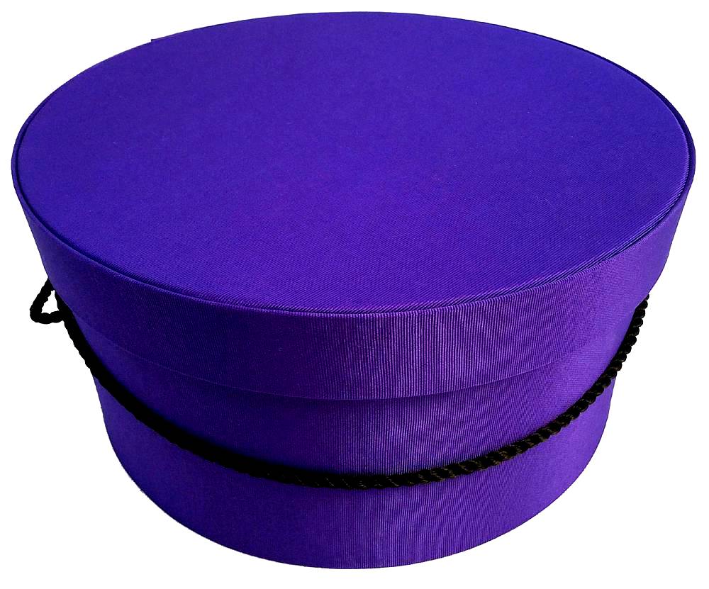 9-Dark Purple - Deep dark purple with a black cording handle.
