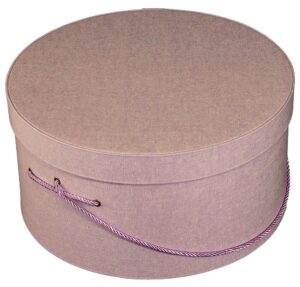 198-Light purple linen with a light purple cording handle