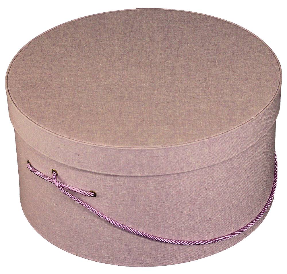 198-Light purple linen with a light purple cording handle