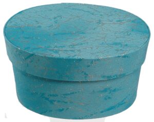 Aqua Diamond Dust – Aqua design splashed through with silver glitter.